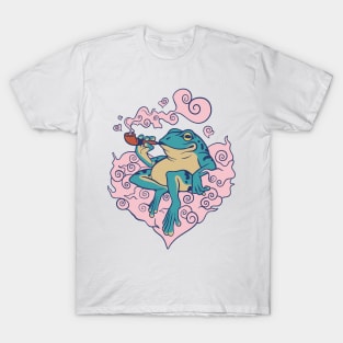 Smoke frog love T-Shirt